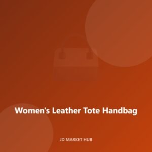 Women's Leather Tote Handbag